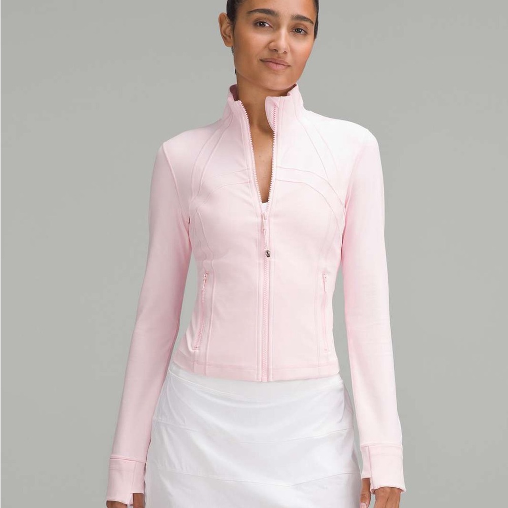 Lululemon Define Cropped Strawberry Milkshake Jacket